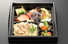 秋のお肉弁当