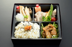 夏のお肉弁当