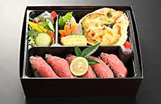 冬のお肉弁当
