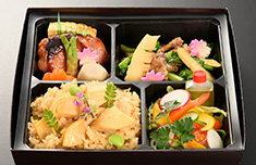 冬のお肉弁当